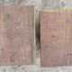 Pair of ancient Gothic stools