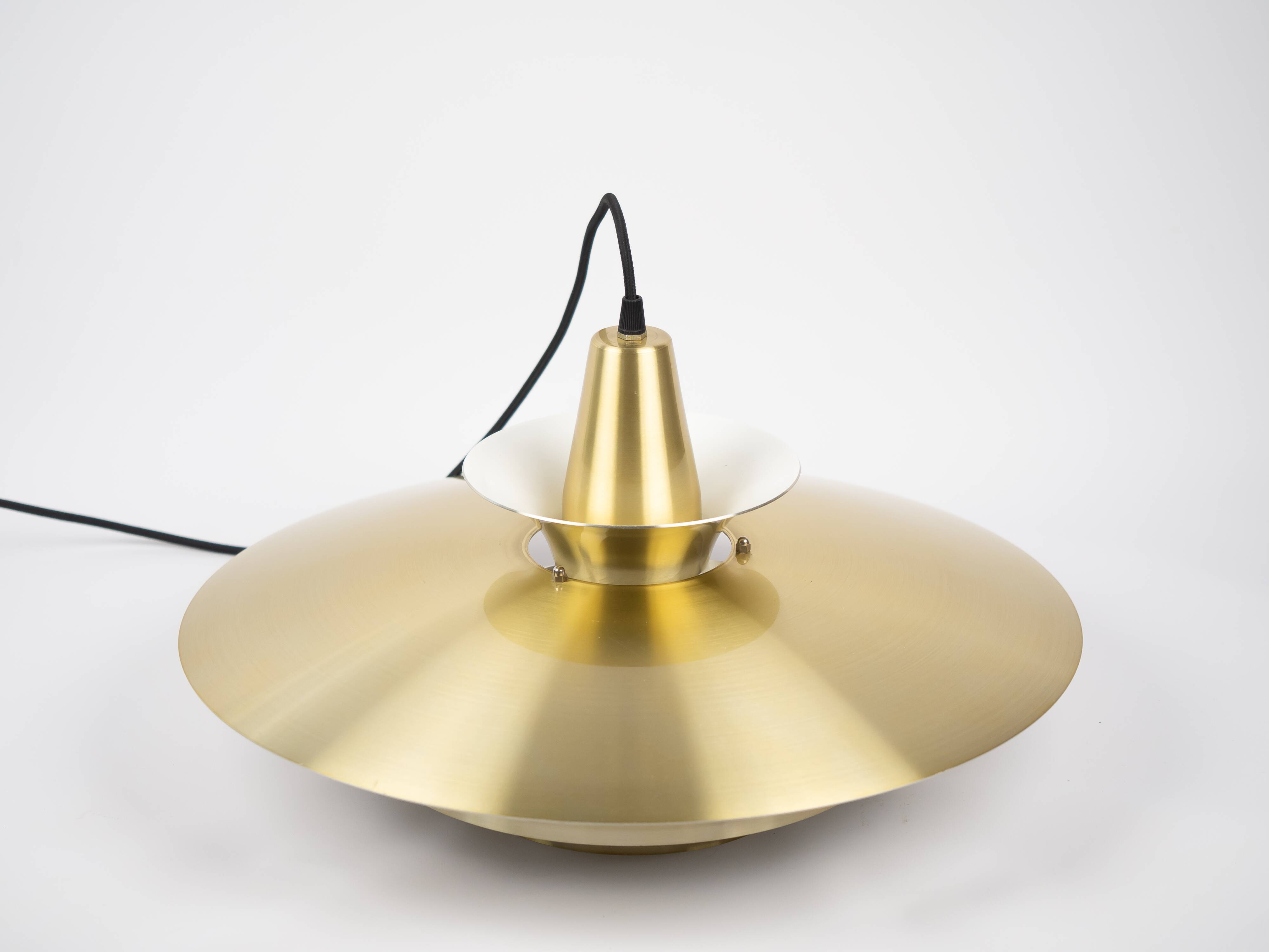 Lampe à suspension vintage danoise Roma par Junge, 1980