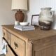 Solid oak chest of drawers - 5 drawers