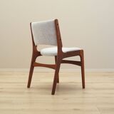 Set of four teak chairs, Danish design, 1970s, production: Denmark