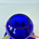 Art vase in blown glass by Jiří Šuhájek – Cobalt blue and applications a