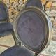 Louis XVI style medallion chairs