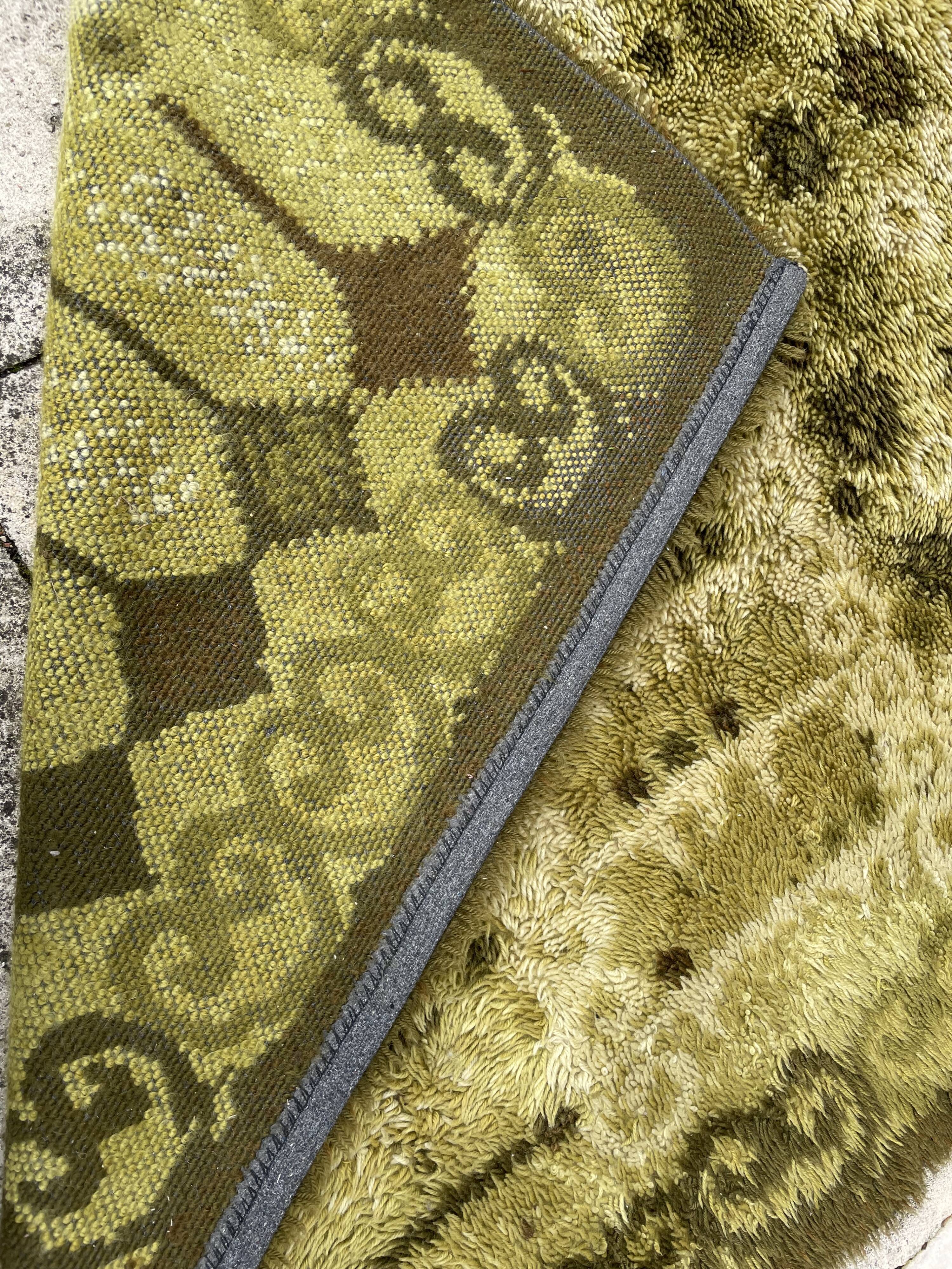 Scandinavian 1960’s Rya Rug 204x138cm