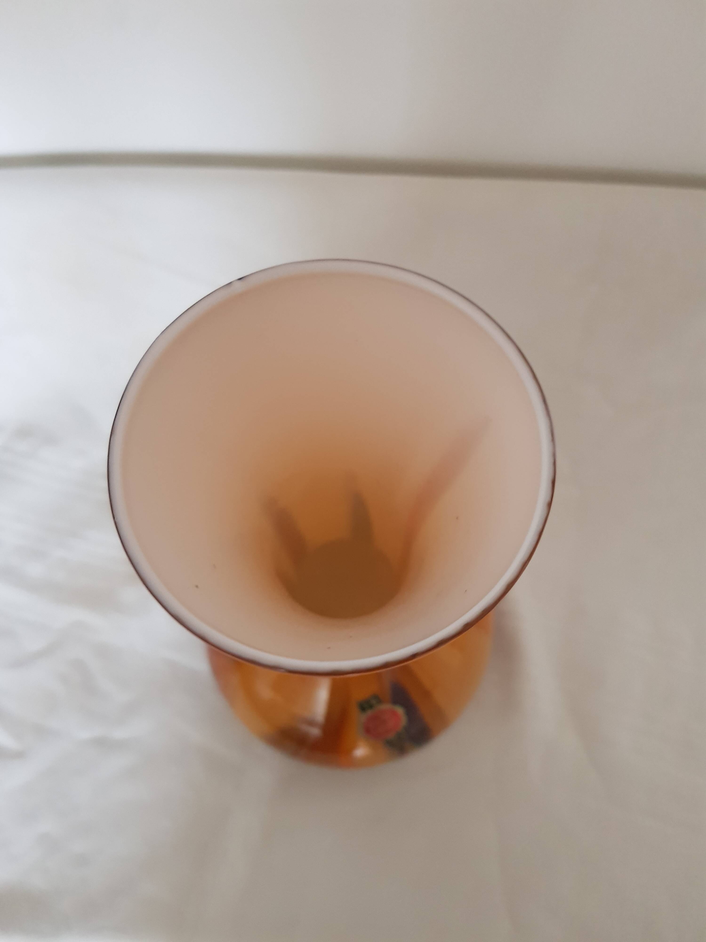 Vintage VB Opaline Florence vase H 35 cm