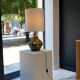 Lampe à double éclairage par le céramiste Georges Pelletier