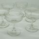 Set of 6 glasses in Champagne