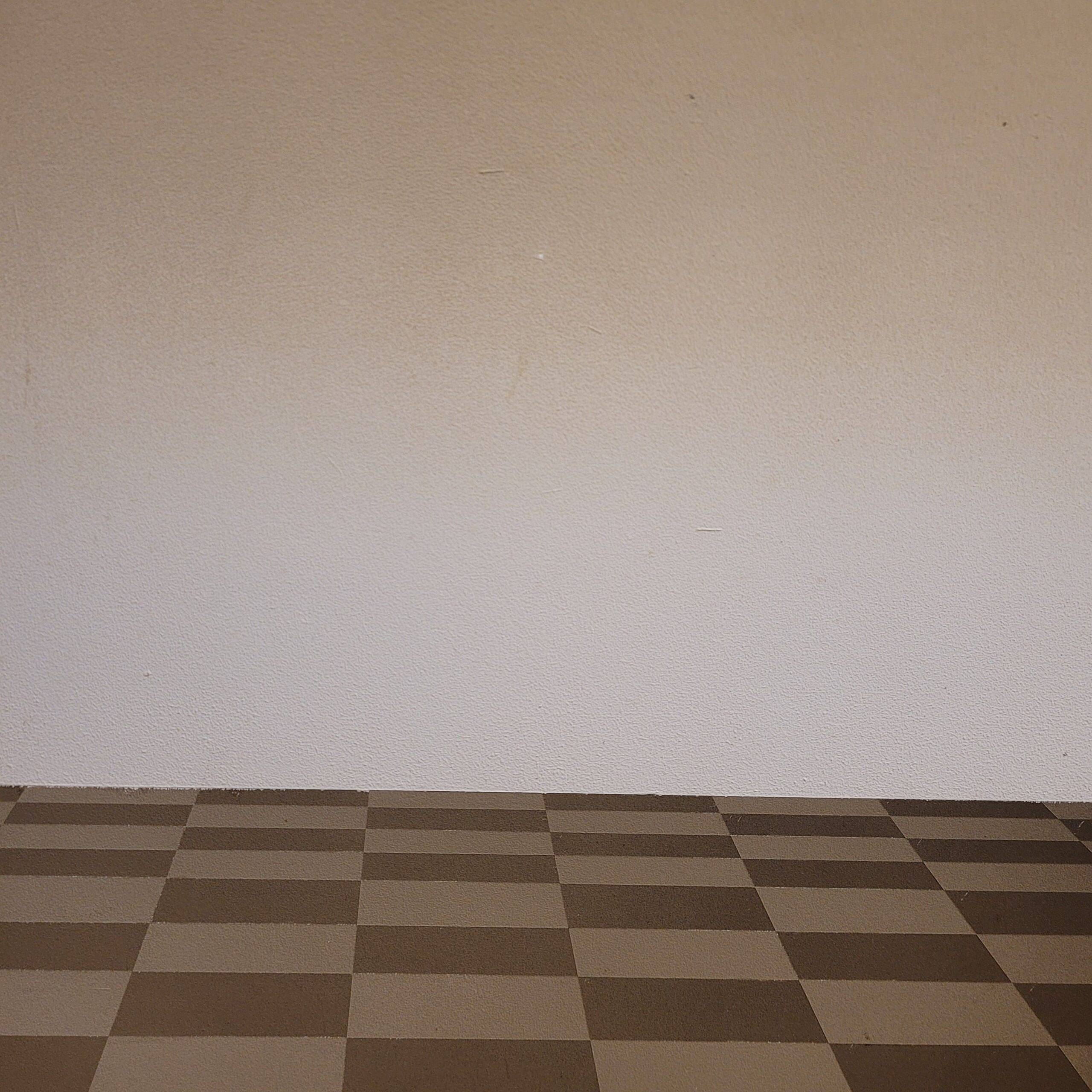 Acrylic on canvas "Checkerboard Landscape", Andrés Segovia, 20th century – Argentina / Spain