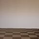 Acrylic on canvas "Checkerboard Landscape", Andrés Segovia, 20th century – Argentina / Spain