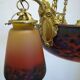 Suspension in art deco glass paste