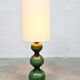 Vintage green ceramic bubble table lamp Kaiser Leuchten
