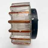 Herda glass wall lamp or ceiling lamp, 1970s