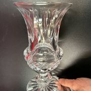Sèvres crystal vase - signed on the base - 25.5 cm