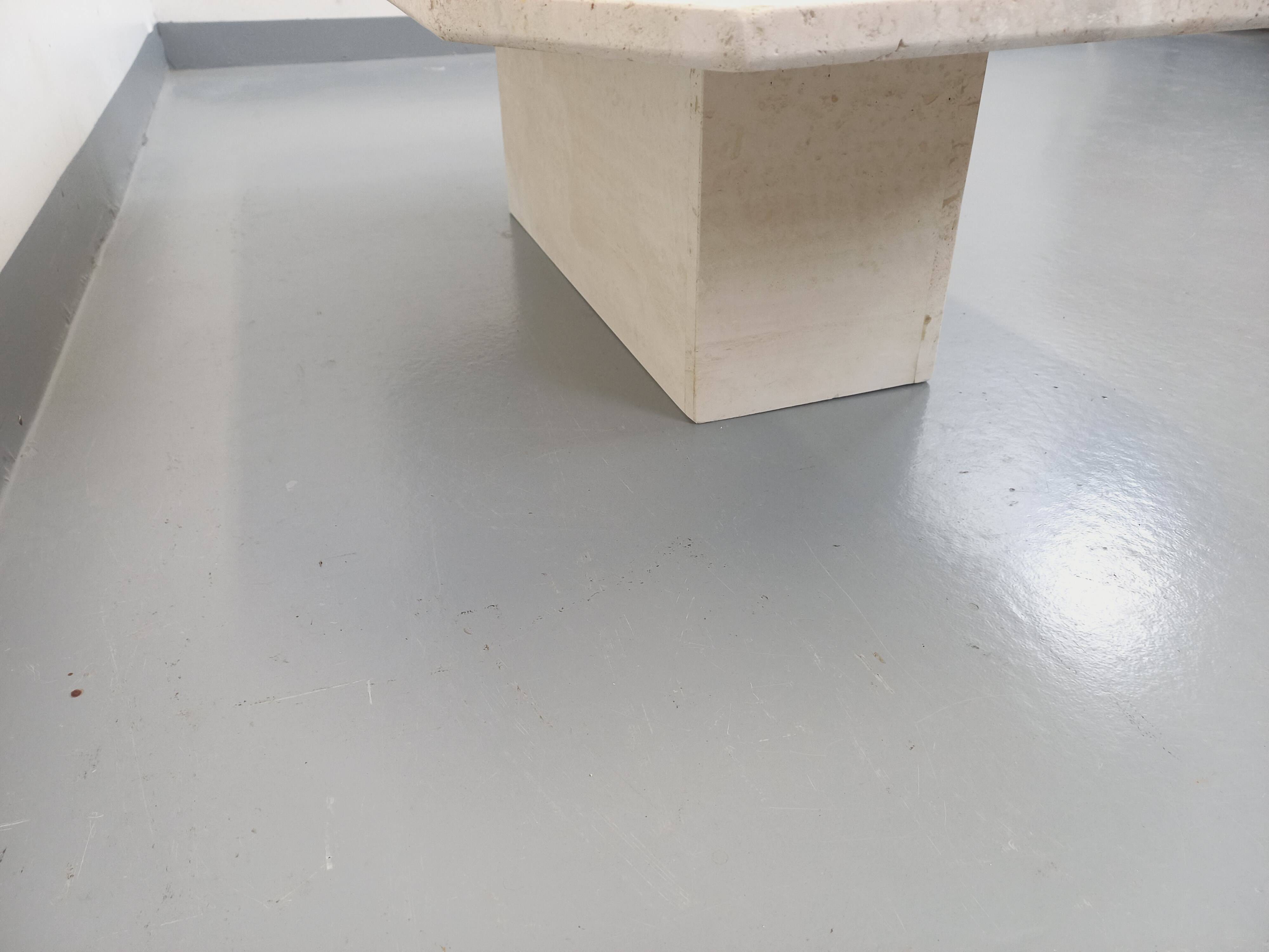 Vintage travertine coffee table from the 70s 80s