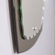 VINTAGE 1960S SMOKED GLASS WALL MIRROR WITH ITALIAN DESIGN SPOTLIGHTS