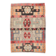 6x8 Kilim Multicolor Geometric Style Kilim Rug, 168x235 Cm