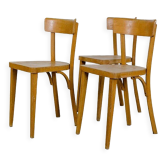 Set of 3 bistro chairs "Miel"