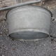 Bassine en zinc ovale