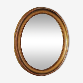 Miroir ancien ovale 68x79cm