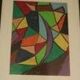 Swedish Oil Pastel on Panel “Ritad 66” by Ann Wazzgren Vintage& Framed 42×31cm