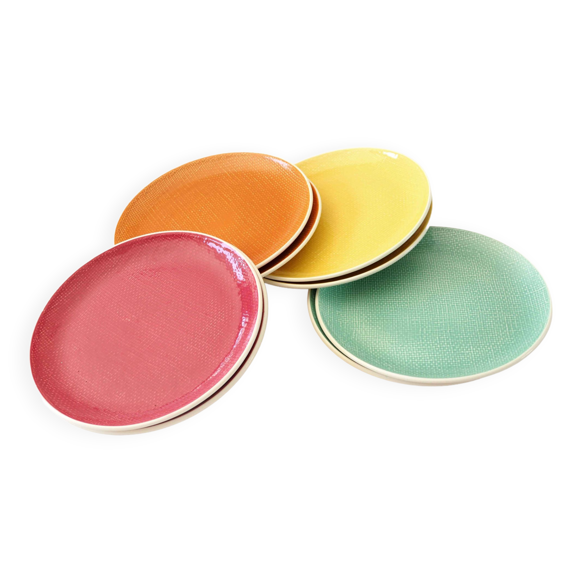 8 plates colors Salins