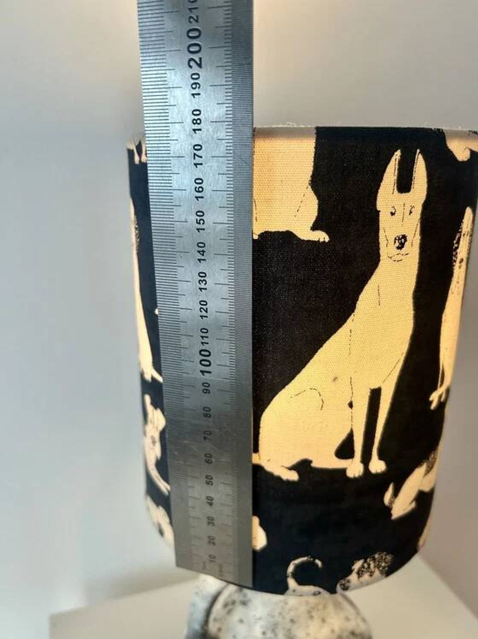 Rare design lamp in ceramic from West Germany by Bay Keramik - cordless, suitable for outdoor use.