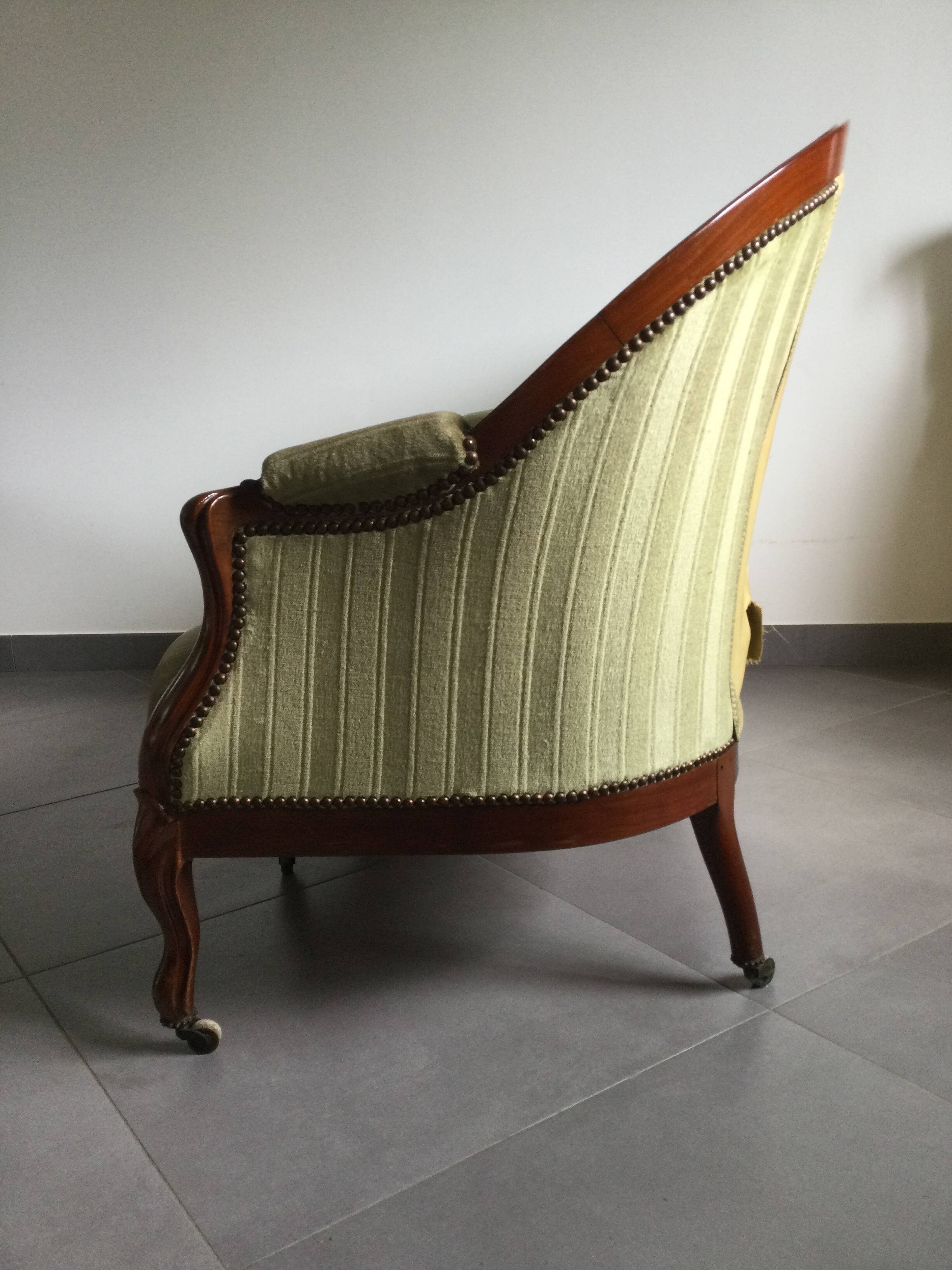 Napoleon III Mahogany Sofa