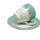 Tasse et soucoupe, moderne du milieu du siècle, porcelaine, Pologne, années 1970