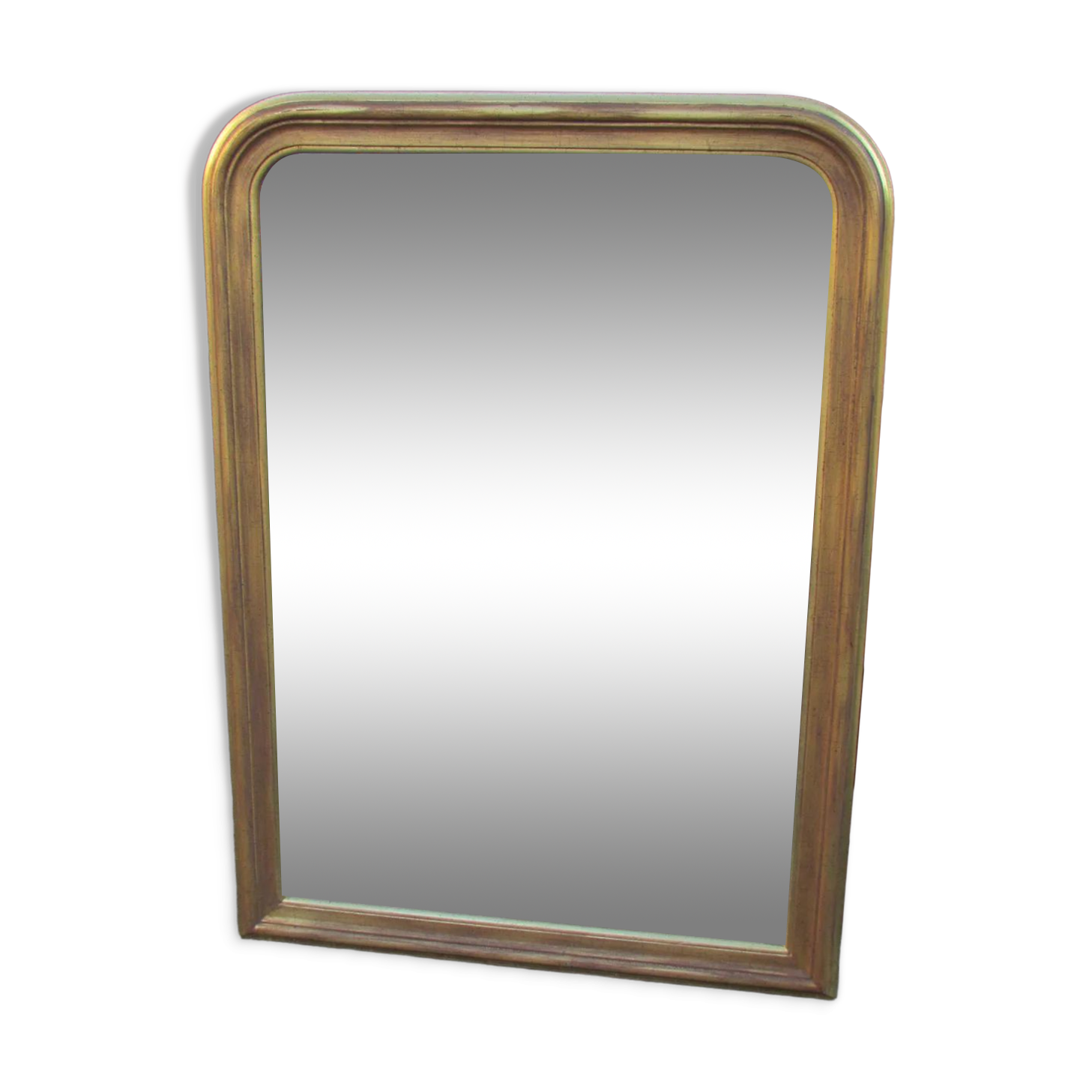 Yellow and pink golden mirror Louis Philippe style