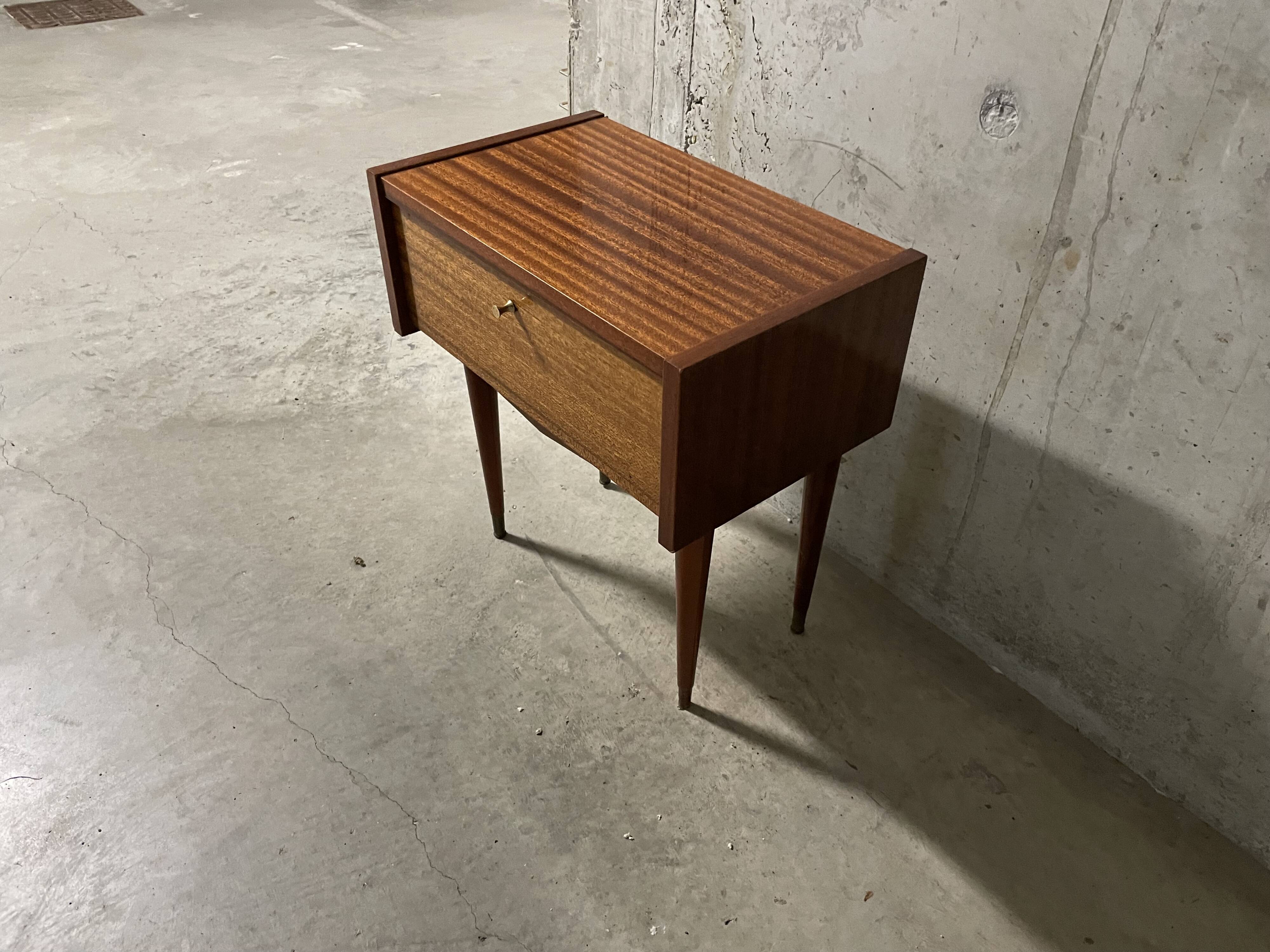 60s bedside table