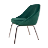 Armchair chrome and fabric , 1960s