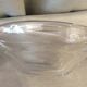Empty pocket or ashtray crystal art glassmaker st louis in the shape of an eye