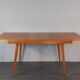 Extendable table in Beech Frantisek Jiràk by Tatra, Vintage Czechoslovak 1950s