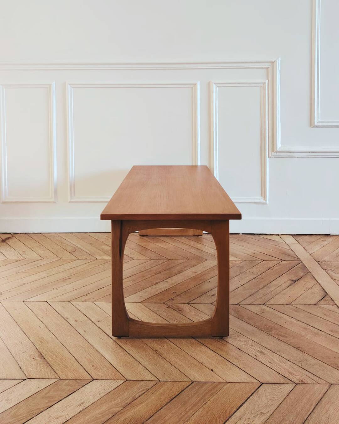 Renovated vintage coffee table, Scandinavian style, 1950s-60s.