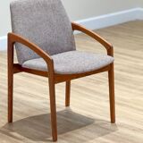 Set of 6 Danish “Knife Chairs” by K.S, 1960s