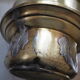 Old suspension in opaline and brass
