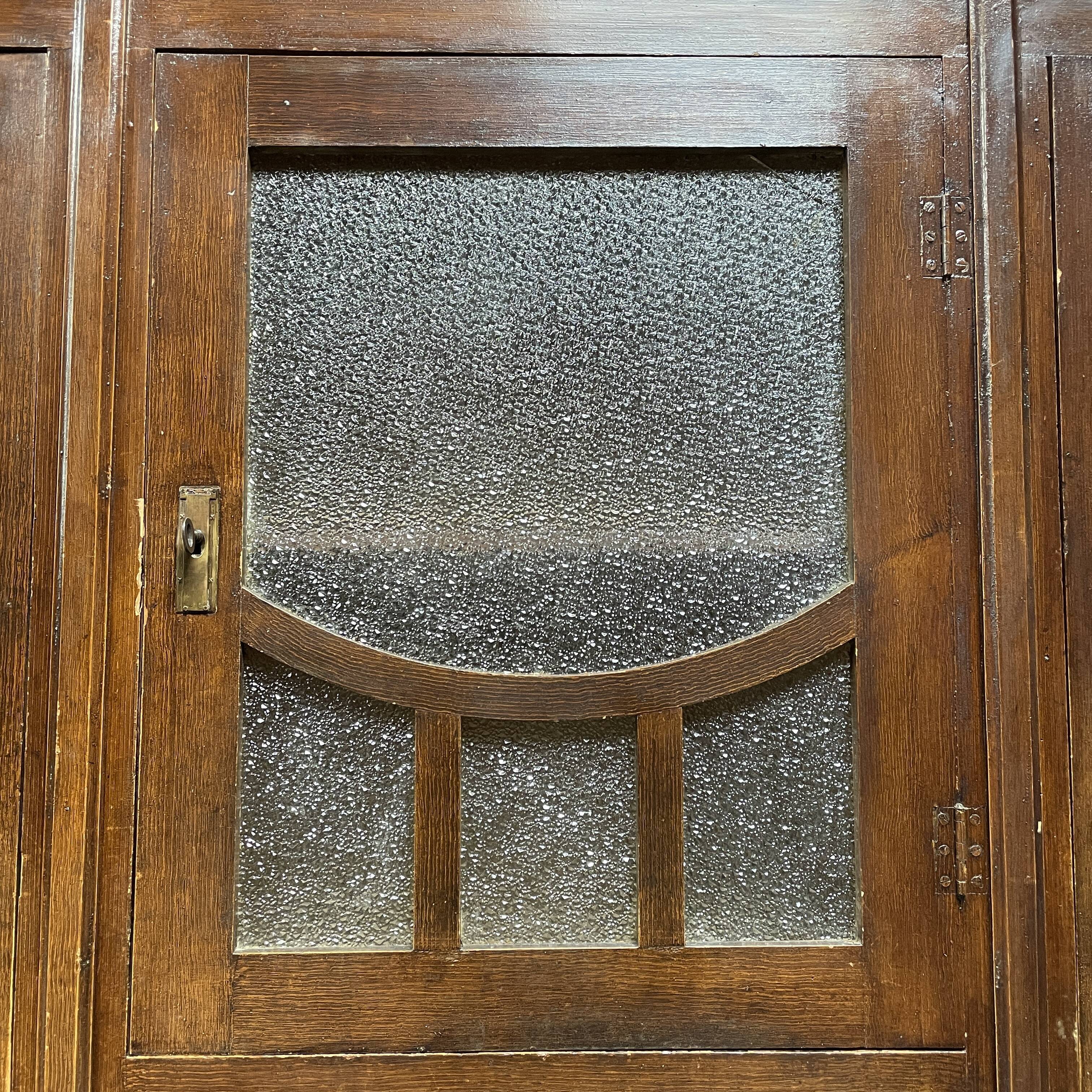 Large art deco cafe cabinet from Belgium, 1920s.