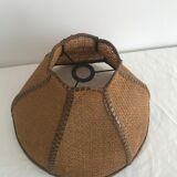 Vintage wicker lampshade