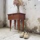 Chevet vintage placage acajou