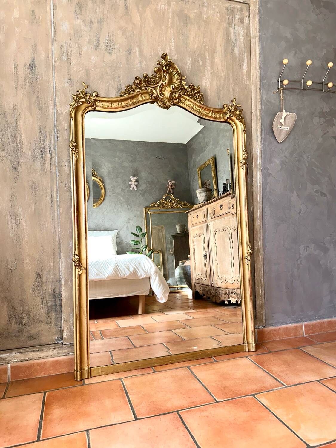 Antique Louis XV style mirror