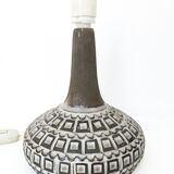 Scandinavian ceramic lamp stand, 1970
