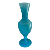 Opaline blue vase