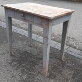 Desk in patinated wood, early 20th century