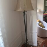 Lampadaire vintage fer forgé