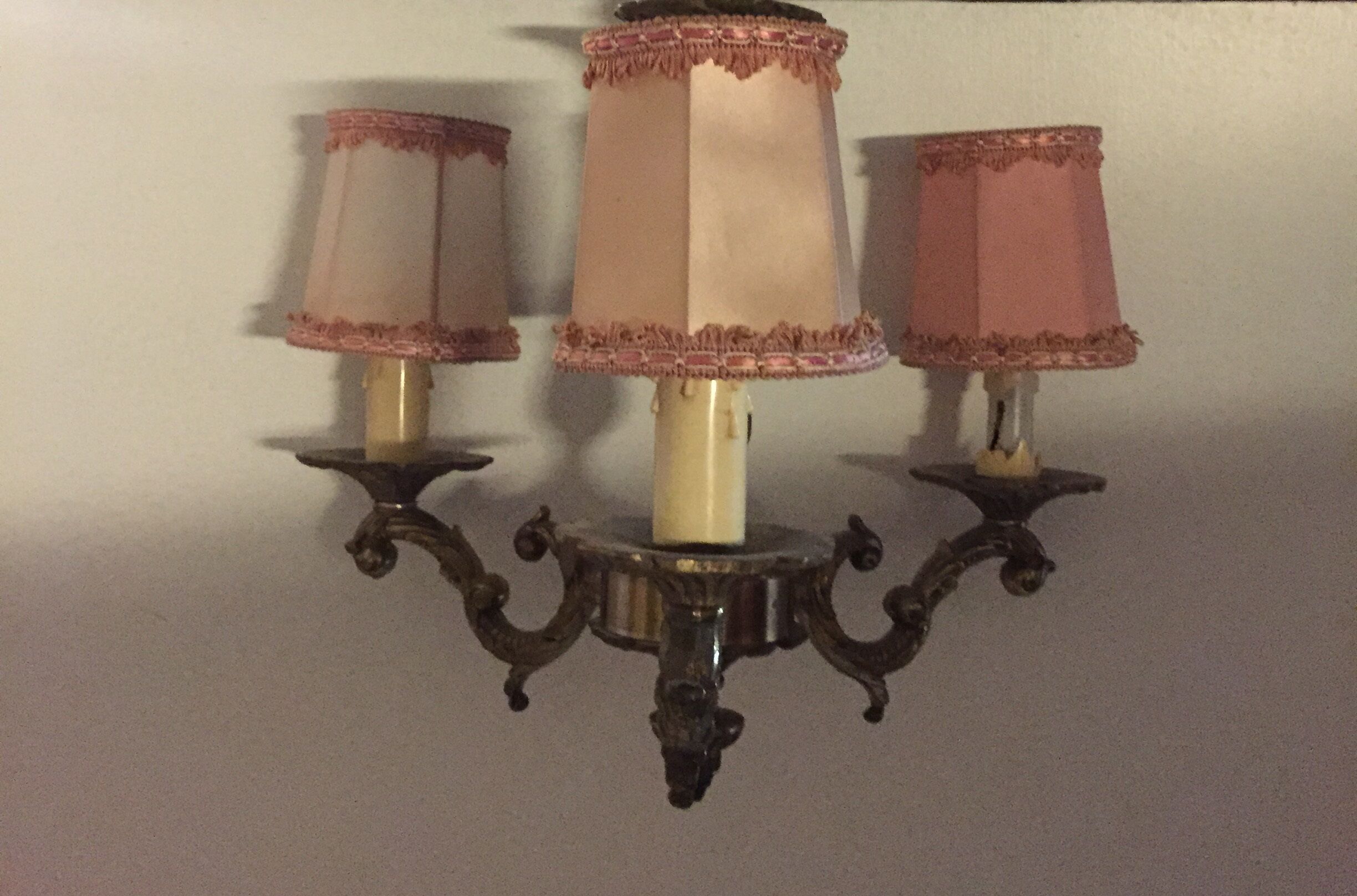 Bronze chandelier