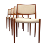 Set of 4 chairs vintage by Niels Otto Møller for J.L. Möllers