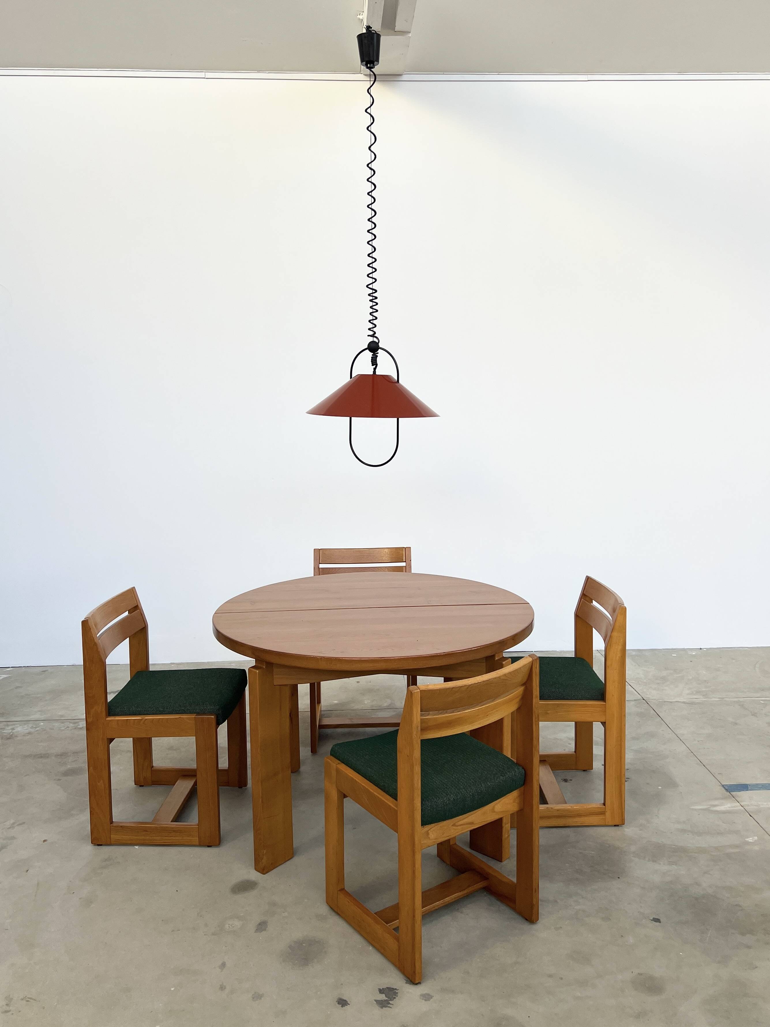 Monte Baisse Lita Suspension – Brick Red – 80's French Design