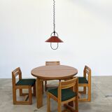Monte Baisse Lita Suspension – Brick Red – 80's French Design