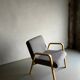 Fauteuil scandinave gris | Années 1980