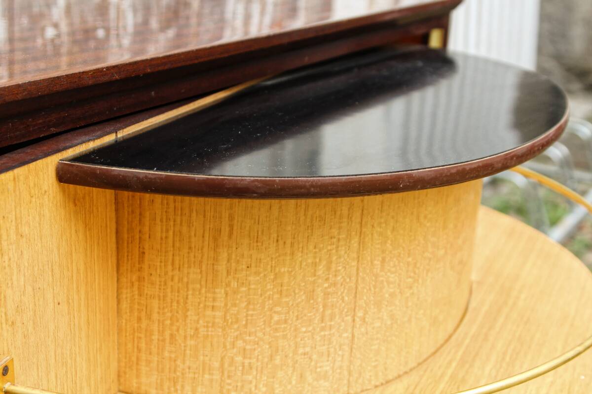 Swivel bar cabinet, 60s