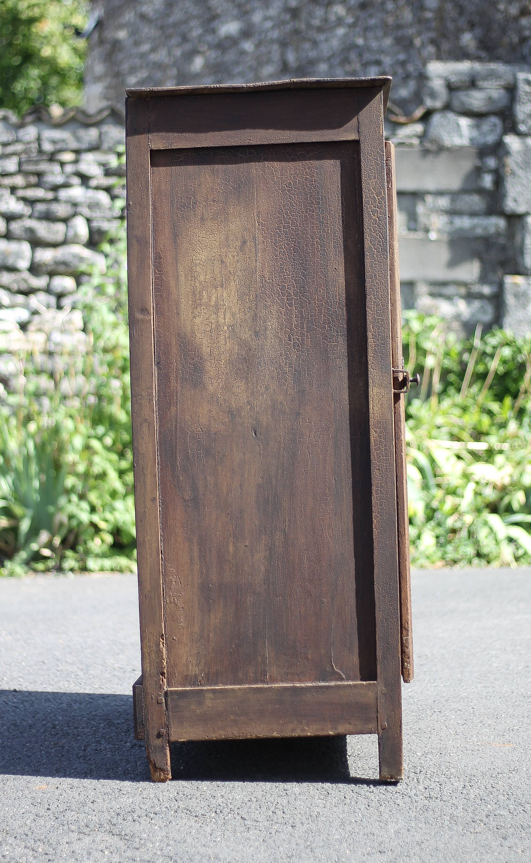 Antique 1-door cabinet, wooden storage cabinet, jam maker, cabinet, small cabinet, interior decor